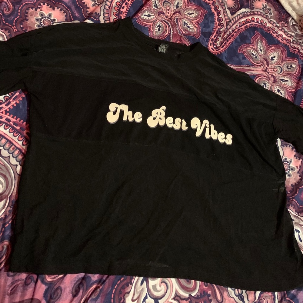 Rue 21 Womens Mid Long Sleeve See Through Shirt
